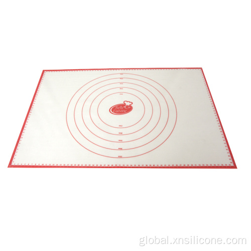 Safety non-slip rolling silicone pastry baking dough mat